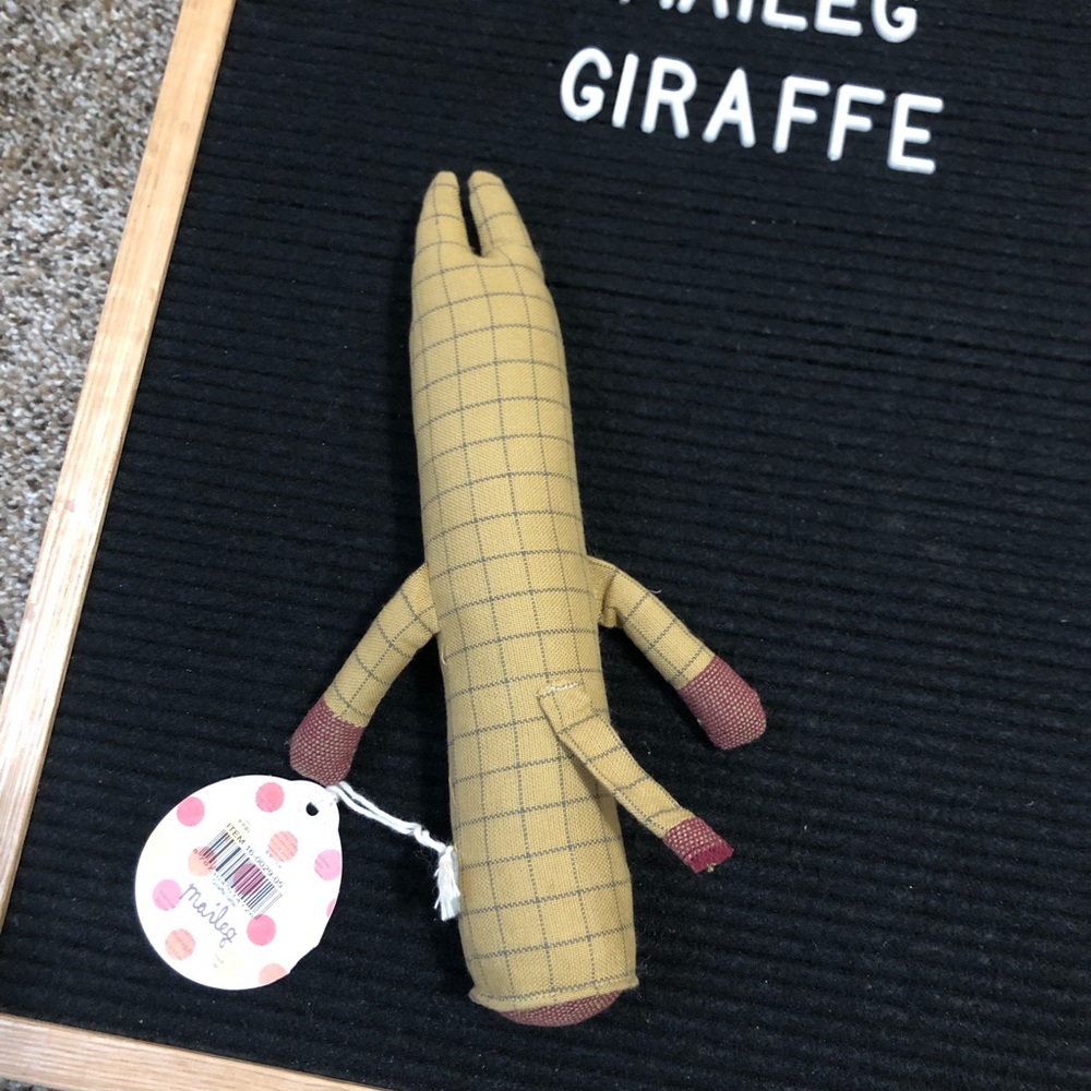 Maileg Giraffe Baby Rattle #6 Retired Series - Picture 3 of 4